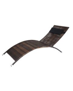LSL Outdoor Deck Chair - Dark Brown