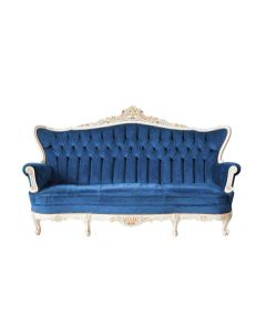 LSL Living Room Vintage Sofa - Blue