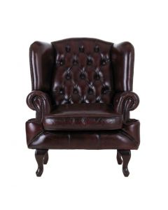 LSL Living Room Armchair Vintage Leather - Black 
