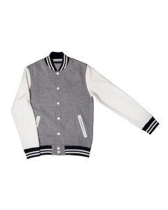LSL Men Jacket College - Gray/White