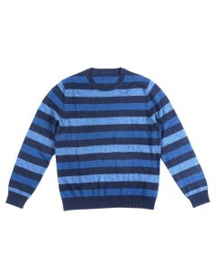 LSL Men Knitwear Heavy Stripes - Blue