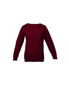 LSL Women Cardigan Wool - Red