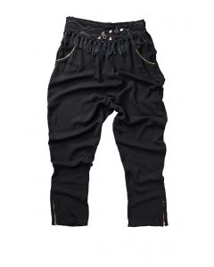 LSL Women Trouser Black with gold Accents